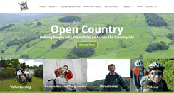 Desktop Screenshot of opencountry.org.uk