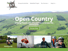 Tablet Screenshot of opencountry.org.uk